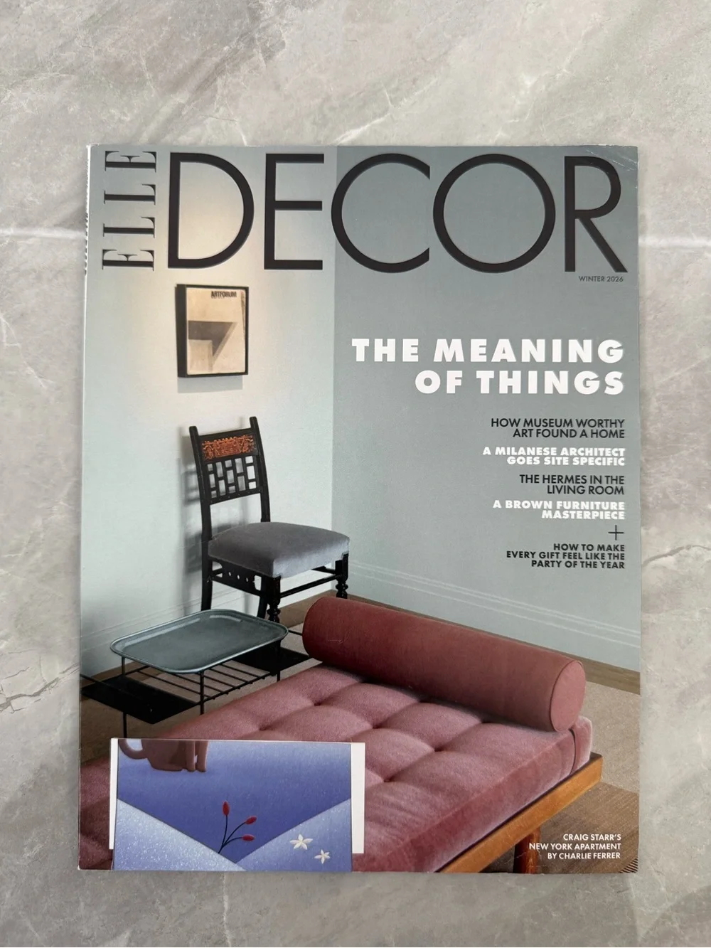 Elle Decor 4 Magazine Bundle - Home Decor Interior Design Art Furniture